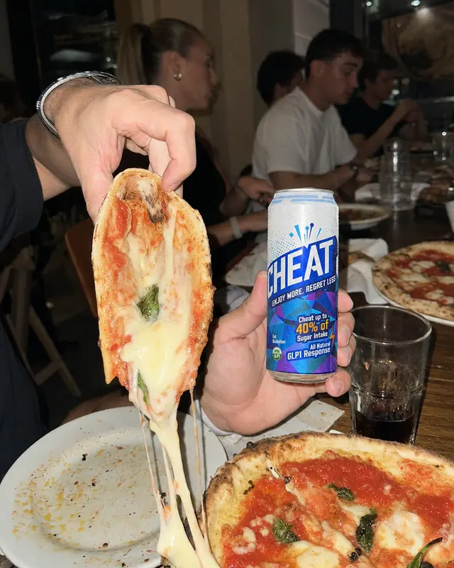 One more slice. CHEAT lifestyle scene in new york